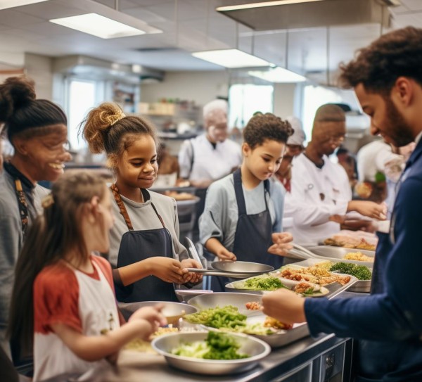 食堂管理，员工与学生共同成长