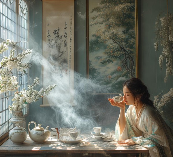 茶香的时光,中西交融的时光美 茶香的时光,中西交融的时光美