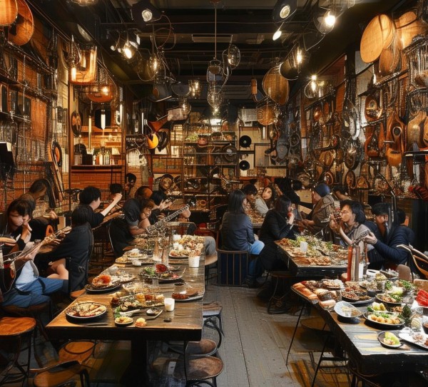 好食光音乐餐吧，美食与音乐的完美融合