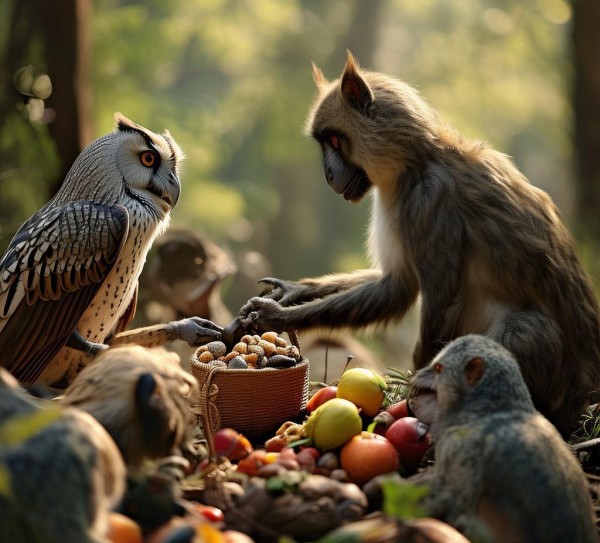 动物与人类的相遇，食物与传递者，进化史的转折点